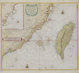 中華沿海地區海圖：廣東、福建與福爾摩沙島