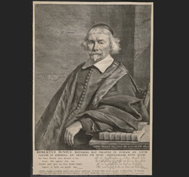 Portrait of Robertus Junius, the second protestant missionary in Taiwan