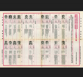 Vancant seats of congressperson in a by-election during the Period of National Mobilization for Suppression of the Communist Rebellion, Taiwan Province Election Office
