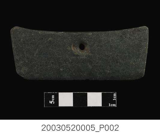 Saddle-shaped stone knife