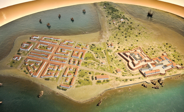 Model of Fort Zeelandia and Tayouan Town