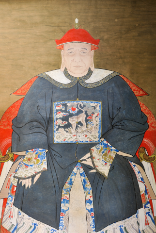 Portrait of Pan Dun-zi, the Anli village's chieftain