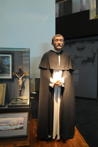Model of Spanish priest of the Order of Preachers
