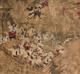 1683 年鄭清澎湖海戰圖