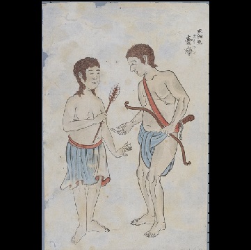 日本人描繪臺灣原住民